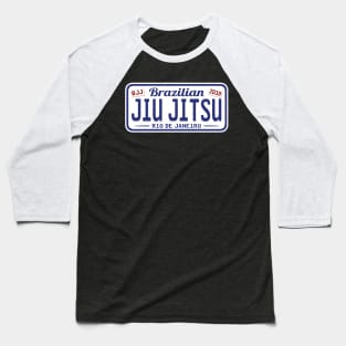 BRAZILIAN JIU JITSU - FUNNY JIU JITSU LICENSE PLATE Baseball T-Shirt